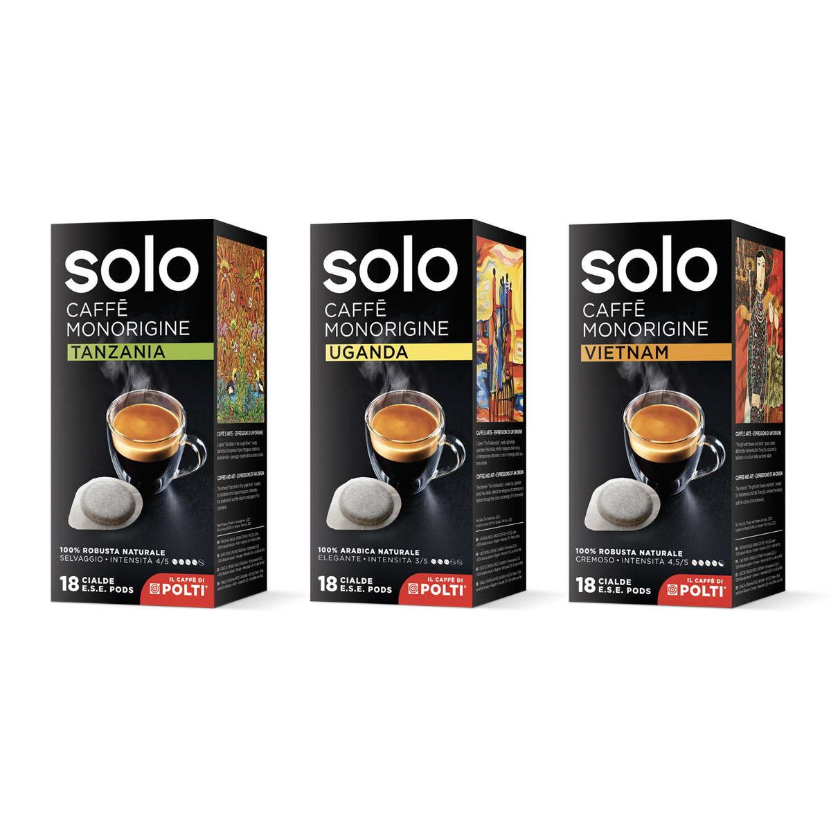  SOLO Kit degustación 54 cápsulas E.S.E